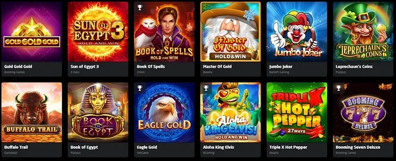 Popular casino slots